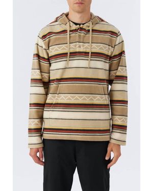 O'neill Sportswear Newman Superfleece Poncho Hoodie - Natural