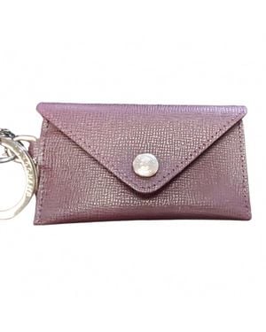 Longchamp Envelope Keyring - Purple