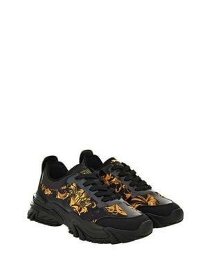 Versace Trailtrek Logo Sneaker - Black