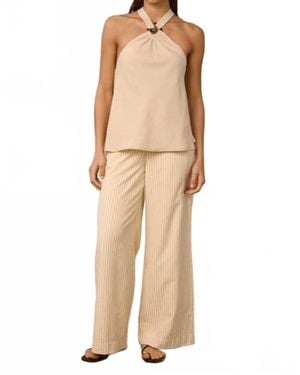 MON RENN Aelia Sleeveless Top - Natural