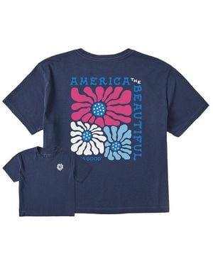 Life Is Good. Crusher Boxy T-Shirt - Blue