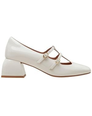 Linea Paolo Maurice Leather Pump - White