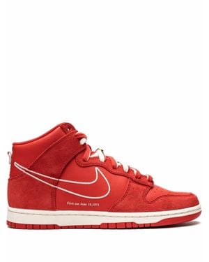 Nike Dunk High Special Edition Sneakers - Red