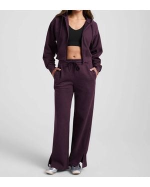 Beyond Yoga Luxefleece Wide Leg Pant - Red