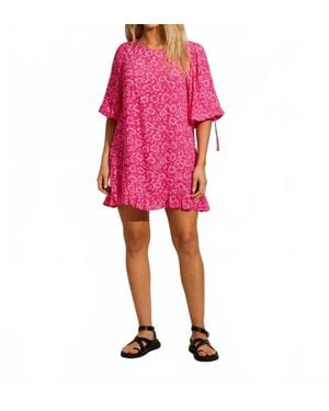 Auguste Lila Mini Dress - Pink