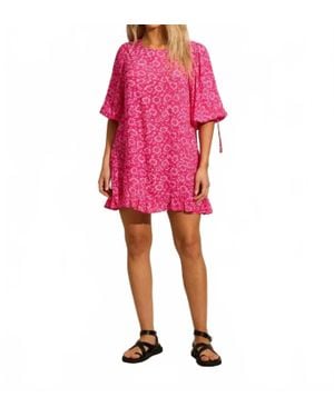 Auguste Lila Mini Dress - Pink
