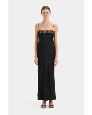 SIR. Aries Lace Slip - Black