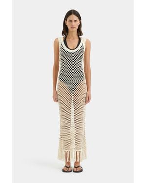 SIR. Illaria Crochet Dress - White