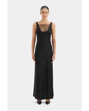 SIR. Dunya Lace Gown - Black