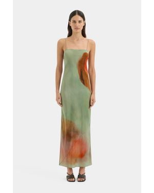 SIR. Calle Slip Dress - Green