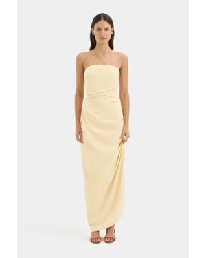 SIR. Florent Strapless Gown - White