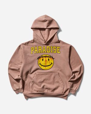Paradis3 S Smiley Jesus Hoodie - Pink