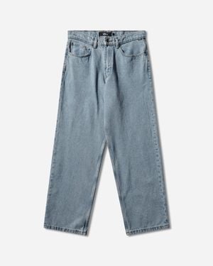 Vans S Check-5 Loose Denim Trousers Stonewash - Blue