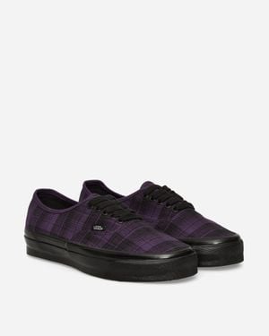 Vans Authentic Lx 44 Sneakers Plaid - Black