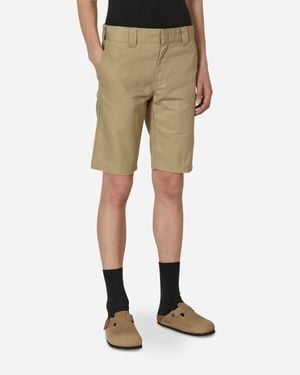 Dickies Slim Fit Shorts Khaki - Natural