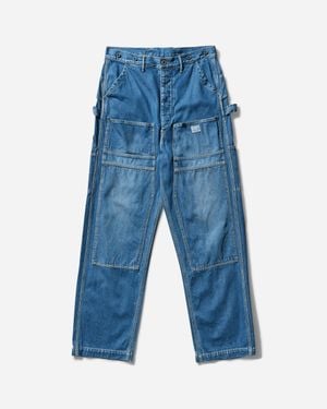 Kapital S 11.5Oz Denim Lumber Pants (Processed) - Blue