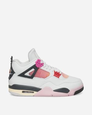 Nike Air Jordan 4 Comic Trainers Off Fire - Pink