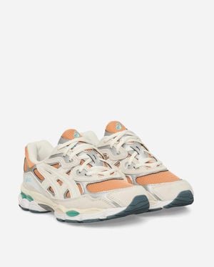 Asics Gel-nyc Trainers Terracotta / Cream - White