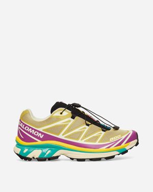 Salomon Xt-6 Trainers Antique Gold / Yellow / Willowherb - Multicolour