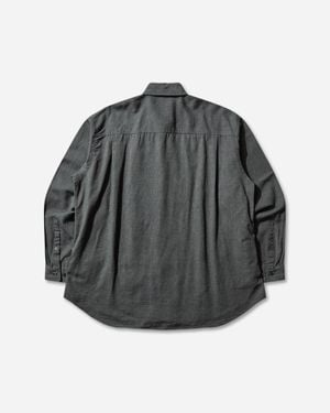 Undercover Men S Patch Longsleeve Shirt Charcoal - Gray