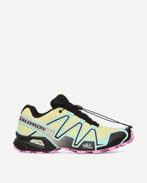 Salomon Speedcross 3 Trainers Yellow Iris / Iced Aqua / Cyclamen - White