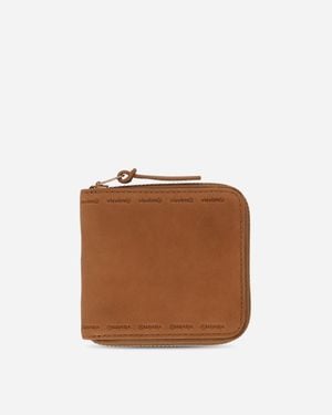Visvim Leather Bi-Fold Wallet Camel - Brown