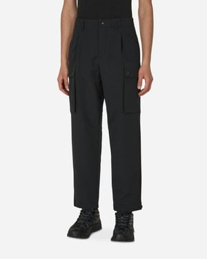 Monobi No Jersey Cargo Trousers - Black