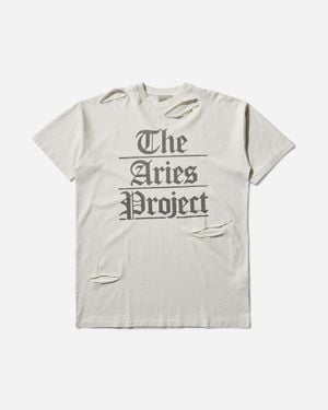 Aries Women S Distressed The Project Dress Off - White