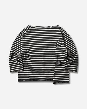 Undercover Women S Striped Longsleeve T-shirt - Black