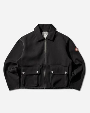 Cav Empt Smooth Zip Up Jacket - Black