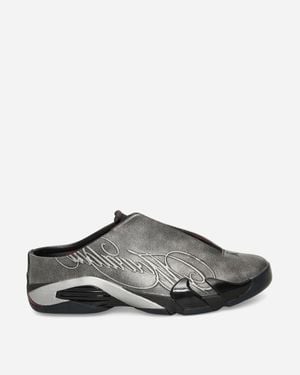 Nike Mowalola Air Jordan 14 Retro Mules / Metallic Silver - Grey