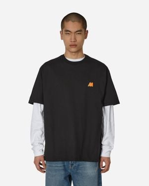 Automobili Amos Aa Logo T-Shirt - Black