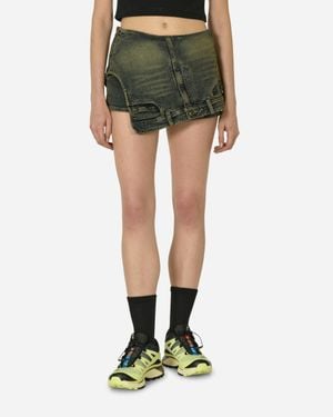 MARRKNULL Dislocation Shorts - Green