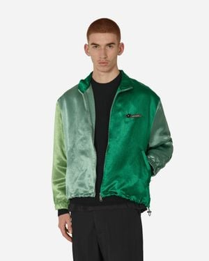 Song For The Mute Satin Drape Lad Jacket Mint - Green