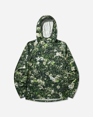 Nike Acg Solar Chase Dri-Fit Uv Protection Hooded Trail Running Top Mean - Green