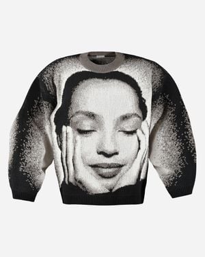 Stills Ordinary Jacquard Knit Jumper - Grey