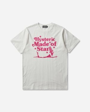 Hysteric Glamour Men S Made Of Stars T-shirt - Grey