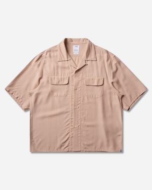 Visvim S Keesey Shortsleeve Shirt Light - Natural