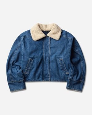 Levi's Women S Tab Sherpa Jacket - Blue