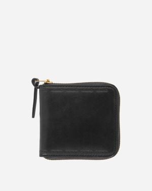 Visvim Leather Bi-Fold Wallet - Black