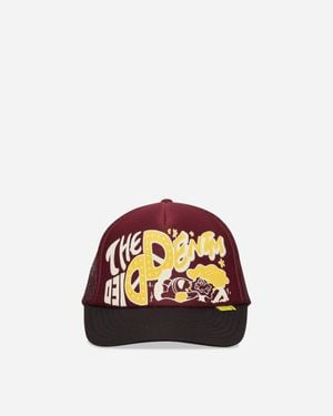 Kapital Th.d.d. Track Cap Burgundy / Black - Red