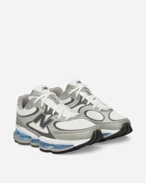 New Balance Abzorb 2000 Sneakers / Silver Metallic / Castlerock - White
