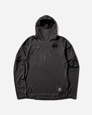 Kappa Kombat Xxv Slam Jam Performance Ls Active Jersey Smoke Charcoal - Black