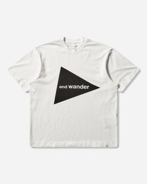 and wander Men S Logo T-shirt - White