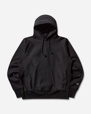 Champion Men S Made In Usa Reverse Weave Hoodie - Black