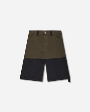 Oamc Peacemaker S Workwear Shorts Military - White