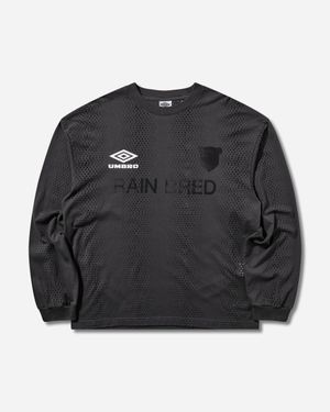 Umbro Rain Bred Longsleeve T-Shirt Washed - Black