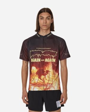 Fucking Awesome On Your Left Cycling Top - Red