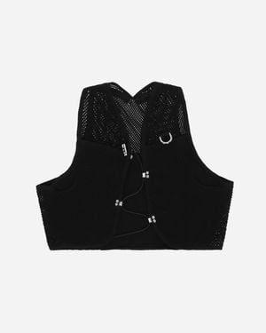 SSU Perforated Chest Bag - Black