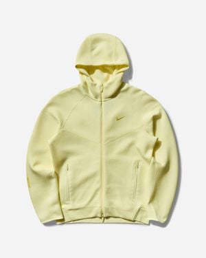 Nike S Nocta Tech Fleece Full-Zip Hoodie Citron Tint - Metallic